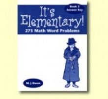 Paperback Its Elementary Bk 3 Grd 5 Answer Key (275 Math Word Problems) Book