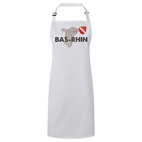 Tablier cuisine Bas Rhin Strasbourg carte ancienne cadeau souvenir Alsace 67