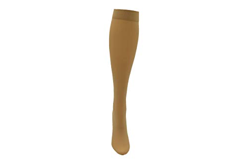 Image of Winterlace Queen Size Trouser Socks Womens 6 Pairs Plus Stretchy Opaque Knee High Wide Calf Nylon Spandex Dress Sock
