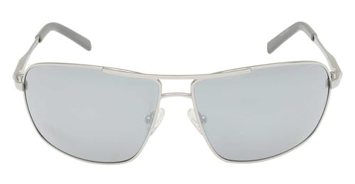 Harley-Davidson Men's Navigator Sunglasses Shiny Grey Frame Smoke Mirror Lens4