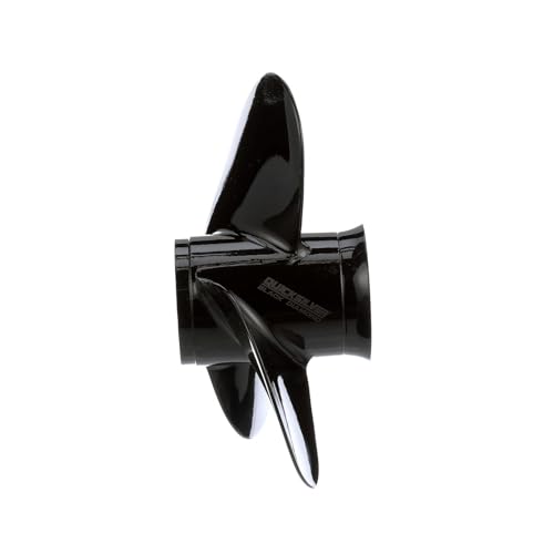 Image of Quicksilver Black Diamond 3-Blade Aluminum Propeller for Mercury and MerCruiser Engines