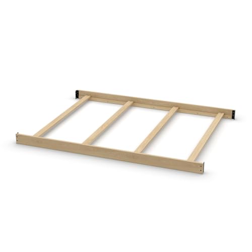 Image of Full-Size Conversion Kit Bed Rails for Munire & Echelon Convertible Cribs - Solid Wood Rail - Toddler and Adult Bed Rail for Full-Size Beds - Essential Nursery & Baby Furniture (Unfinished)