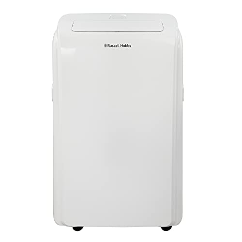 Russell Hobbs Air Conditioning Unit, 11000BTU 2 in 1 Portable Air Conditioner & Dehumidifier, 1200W, Remote Control, 21m2 Coverage, Window Sealing Kit, Suitable for Home & Office, RHPAC11001