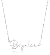 Dainty Name Necklace Personalized for Women,18K Gold Plated Necklace Custom Name Necklace Christm...