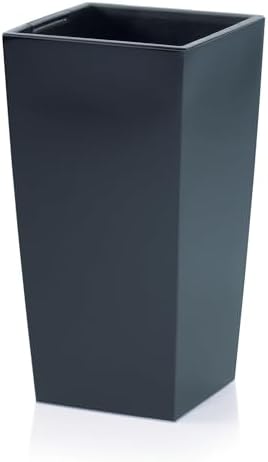 Sottovaso Rotondo IMJ-Global POD Terra 37 Cm Nero, In Plastica Resistente UV Per Interno/esterno - 4