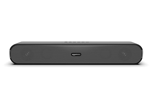 Image of amazon basics X12 16W Bluetooth Soundbar with 1200 mAh Battery | 2X Bass | Up to 10 hrs of Playback | Bluetooth 5.3, Aux & USB Connectivity (Black)