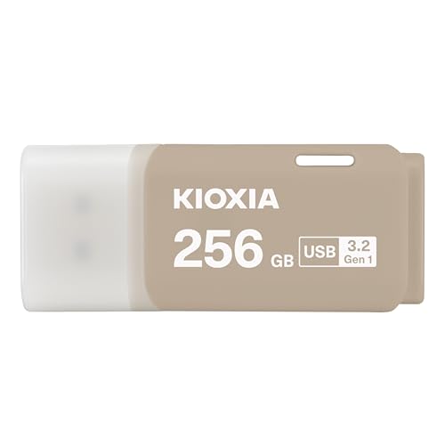Image of KIOXIA Former Toshiba Memory U301 256GB USB 3.2 Gen 1 Flash Drive - High-Speed, Compact, with 5 Years Warranty (Warm Gray) Made in Japan