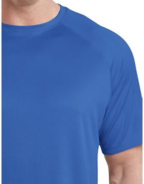 Harbor Bay by DXL Men's Big and Tall Swim Rash Guard T-Shirt