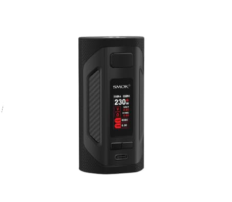 SMOK Rigel Mod 230W E Cigarette Vapes Device, Multi-Use Ecig, Personalize Colorful Screen, Uses Dual 18650 Batteries(Not Included), USB Type-C Fast Charge, Intelligent System, No Nicotine - Black