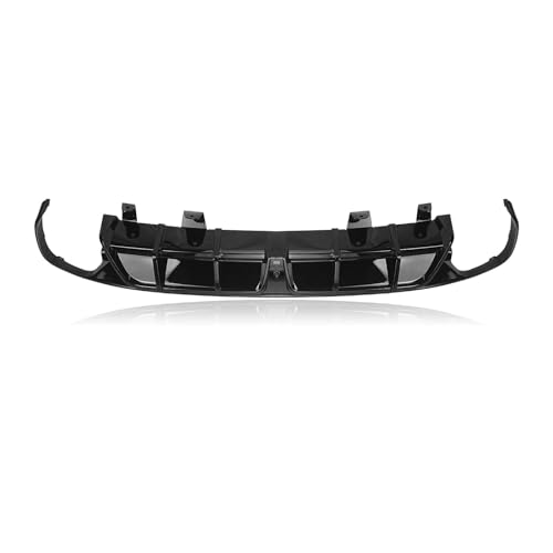Difusor de Parachoques Trasero Negro Brillo Premium con Labio y Spoiler LED para Accord 3