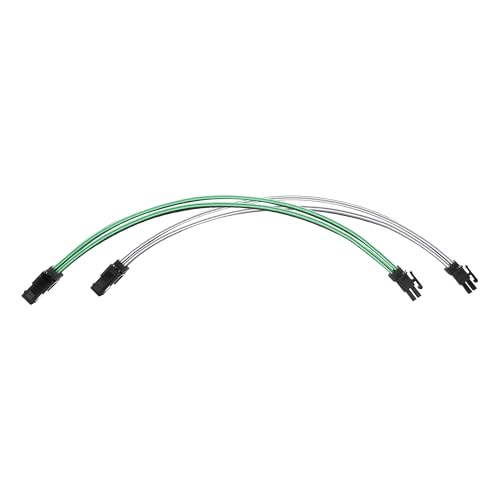Kit câble d'alimentation d'extension PSU 16 AWG vert blanc pour GPU CPU - 6