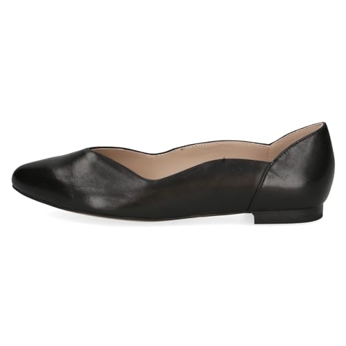 CAPRICE Damen Pumps 9-22200-42 Schwarz Strukturiert G-weite Ballerina, Schwarz Strukturiert, 38 EU Weit – Ansicht 5