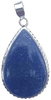 Blue Lapis Lazuli Pendant, 925 Sterling Silver Pendant, Pear Shape Pendant, Big Stone Pendant, Blue Stone Pendant, Gothic Design Pendant, Vintage Style Pendant, Attractive Design Pendant, Artisan Silver Pendant, Anniversary Gift Pendant