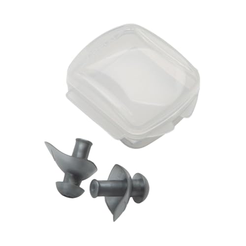 Immagine prodotto: Speedo Unisex Adulto Ergo Swimming Earplug Tappi per orecchie, Grigio, Taglia Unica