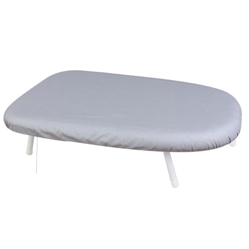 ISCBAFYX Compact Tabletop Ironing Board, Small Spaces, Foldable Ironing Board Small, Household Essentials Table top Ironing Board (Color : Grey, Size : Ironing boards)
