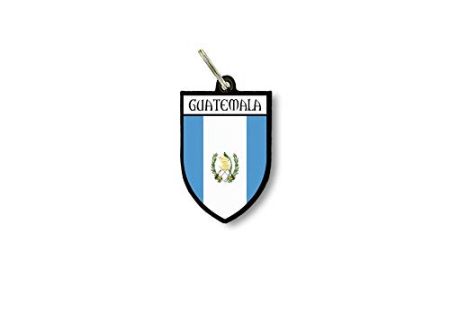 Porte cles clefs cle Drapeau Collection Ville Blason Guatemala guatemalteque