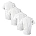 Fruit of the Loom mens Premium Tag-free Cotton Undershirts (Regular and Big & Tall) Undershirt, Crew - 4 Pack White, Large US