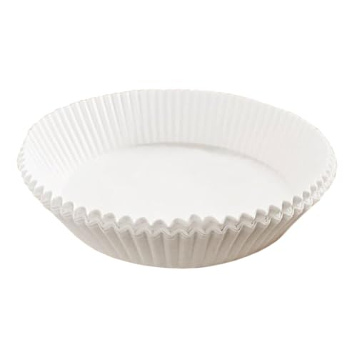 Gadpiparty 50枚 エアフライヤー用ノンスティック油紙 耐油 耐熱ベーキングペーパー グリルマット 蒸し器用 調理時の食品のこび ランダムカラー