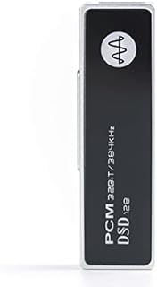 HiBy FC3 USB DAC HiFi Audio Headphone Amplifier dongle dac PCM DSD MQA 8X RGB Indicator Volume Control Plug and Play Supports Microphone 3.5mm Output Black