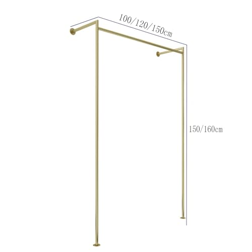 Perchero de pared elegante con diseño loft industrial exclusivo para ropa de dormitorio 2