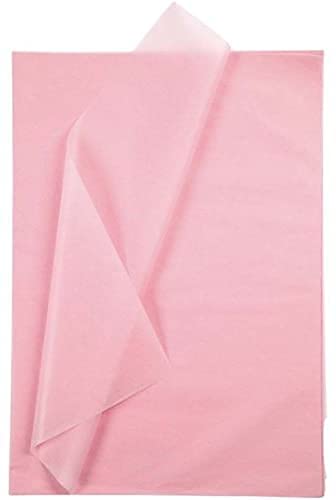 20 Sheets of Pastel Pink Tissue Paper-20 x30(50cmx75cm)-Gift Wrapping Paper- Acid Free-Kids Art and Craft Wrapping Paper Sheets. Pastel Pink