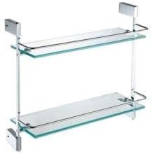 Aqua Fino by KubeBath Double Glass Shelve