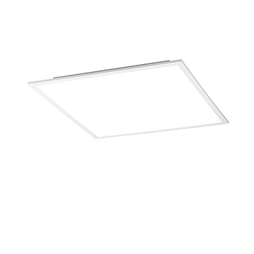 LED Panel flach, 45x45, LED Decken-Lampe Neutralweiss - Tageslichtweiss | Deckenleuchte für Büro, Küche, Badezimmer und Wohnzimmer