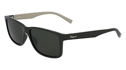 Salvatore Ferragamo SF938S 40796 Acetate 338 dark green beige, Standard, 57