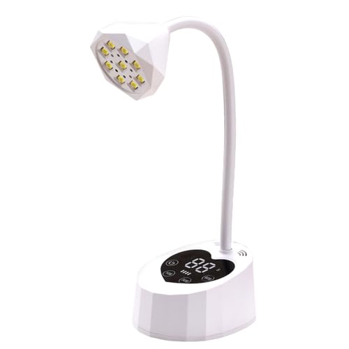 Rechargeable Nails Lamp Nails Light Quick-Drying Nails Lamp With Heart Base Flexible Nails Dryer For Gels Nails