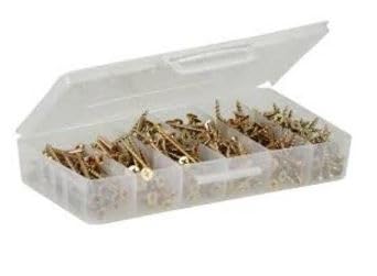 Kit de tornillos para tablaroca AKW #6, 335 piezas, acero al carbono con recubrimiento zinc amarillo, cabeza plana, atornillador Phillips, 6 tamaños desde 1" hasta 2-1/4" miniatura 1
