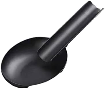 KNFUT Home Ashtrays， Stainless Steel Cigar Ashtray Pocket Cigarette Ashtray Rack Ash Tank Single Pipe Cigar Rack Cigar Tools Accessories Gift (Color : Black)