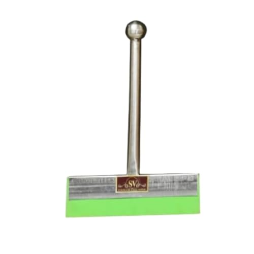 Image of Standard Floor Wiper| Flexible Rubber Lip | Steel Rod | Lightweight | Cleaning Tool | Cleaning Home, Kitchen, Bathroom (8inch)
