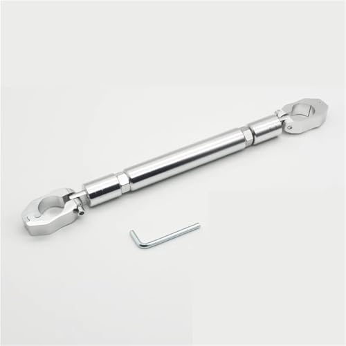Manillar de 7/8 22mm barra de horquilla de aluminio CNC y cruz de equilibrio plata