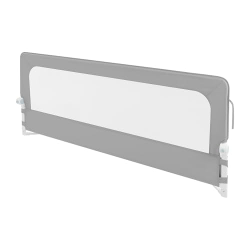 Barrera de cama de 176 cm plegable y ajustable para niños 6