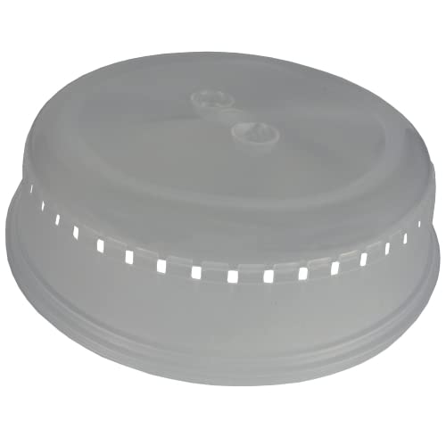 Sanfor - Coperchio microonde | 1 coperchio per microonde| Ricambio coperchio in plastica per microonde 26 cm| Coperchio universale per microonde