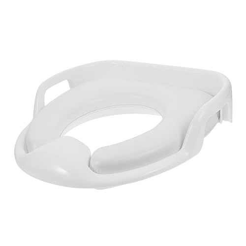 HEALSOPTHY Asiento Inodoro Infantil Blanco Ligero y Cómodo Entrenamiento Wc para Niñas Fácil Instalación y Reutilizable para Baño Doméstico y Hotel
