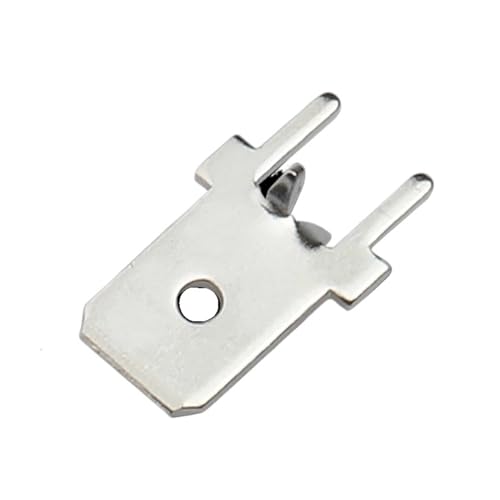 Cosses à souder PCB 6.3mm en laiton étamé pour circuit imprimé x50