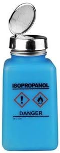 Menda 35735 6 oz Blue HCS Label Isopropanol Printed One - Touch Bottle