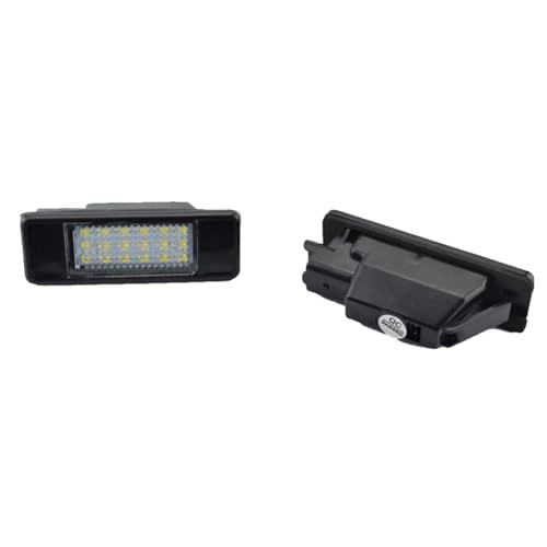 Luz de matrícula para Peugeot 207 307 308 407 508 lámpara trasera de bombillas LED