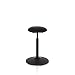 Produktbild hjh OFFICE 608914 Arbeitshocker Balance SIT Stoff Schwarz beweglicher Hocker für gesundes Sitzen, höhenverstellbar