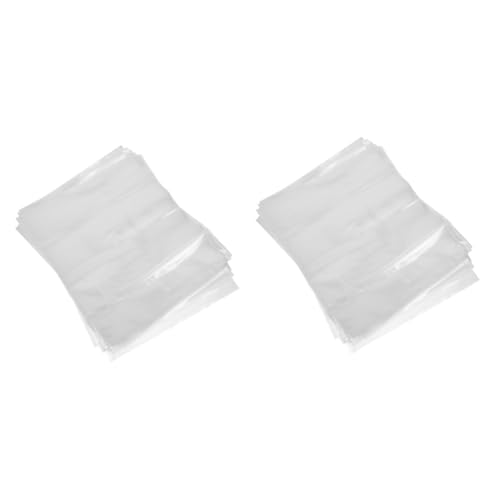 BUGUUYO 100 Piezas bolsa de mantenimiento fresco del ramo agua de rosas celofán transparente bolsa ignífuga bolsa termica ramo de flores bolsas bolsa para flores Educación física