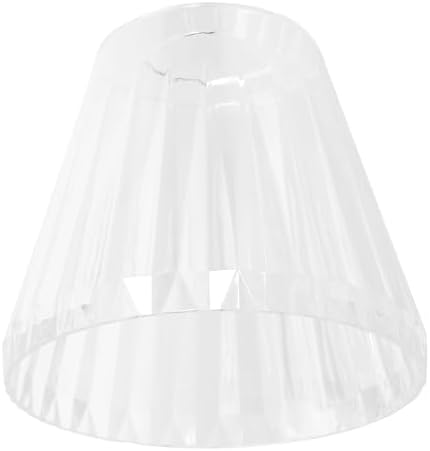 PRETYZOOM Clear Plastic Lamp Shade Table Lamp Covers Bell Shaped ...