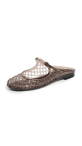 Tory Burch Women's Mellow Mary Jane Jelly Flats, Cocoa, Brown, 7 Medium US
