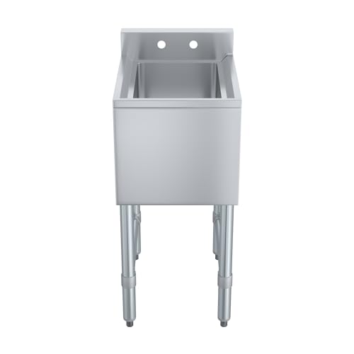 Image of 14.5 in. x 19 in. One Compartment Stainless Steel Under bar Sink