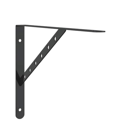 Étagère murale instable ? Console acier robuste 40cm pour fixation sûre - 2