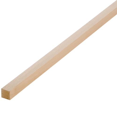 FORESTEA Lot de 20 tasseaux hêtre rabotés 2400 x 9 x 9 mm - PEFC 70%