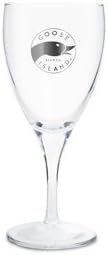 Goose Island Brewery Platinum Goose Signature Chalice Glass - New 2017 Edition
