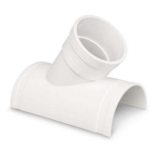 Delyle 4.33" x 1.97" 45° PVC Saddle Tee, 304 Stainless Steel Clamp by Delyle - Used condition - US$10.40