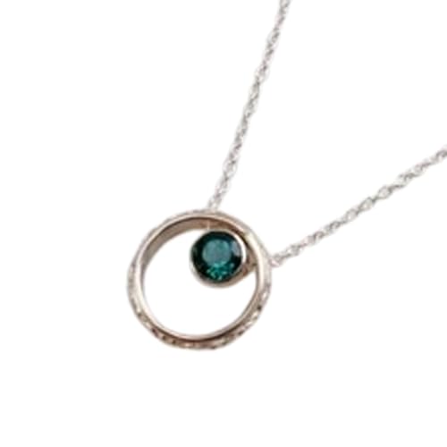 Pendentif émeraude naturelle, symbole d'amour et d'harmonie du chakra