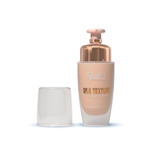 Image of Glam21 Silk Foundation-Lightweight Hydrating Oil-free Formula for Long-lasting Makeup | Balance Skin pH Level | SPF35 UV Protection | Suitable for All Skin Type| 50gm, Cool Natural